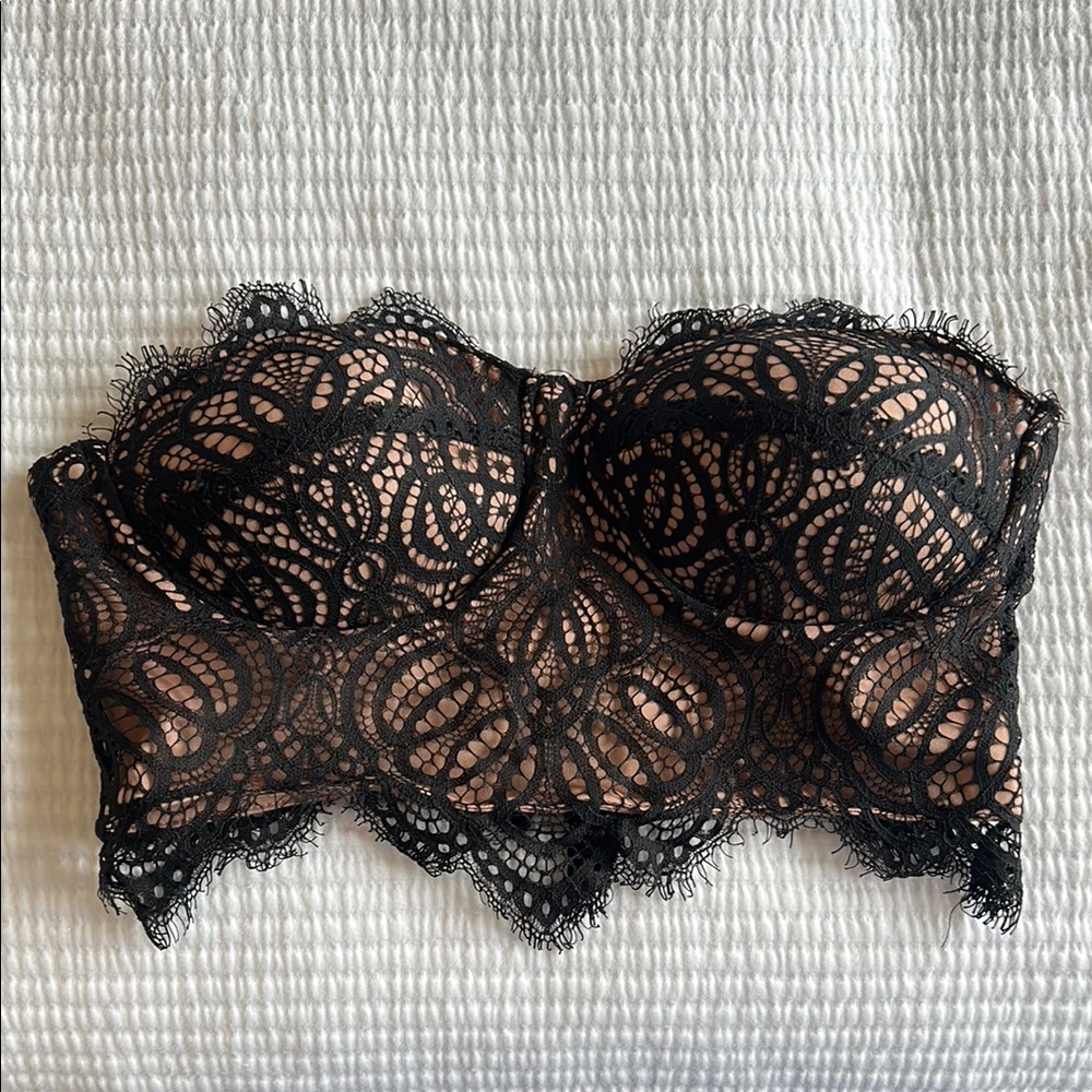 Nasty Gal Lace Crop Top